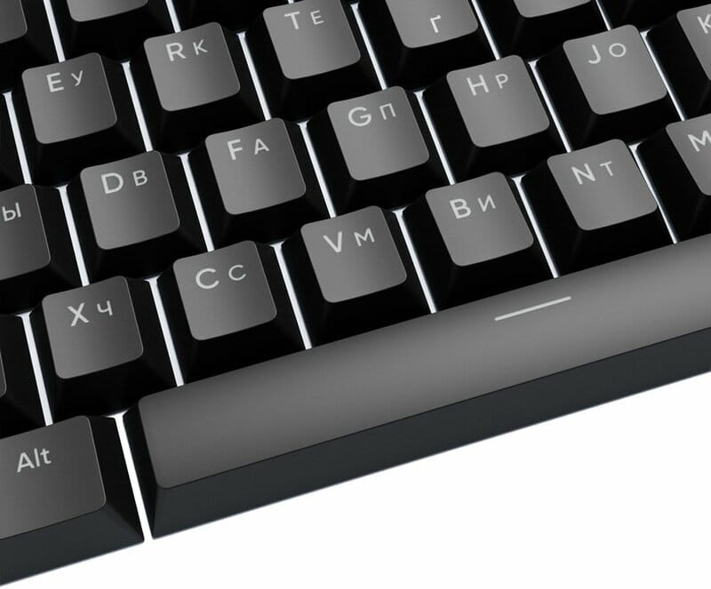 Набор кейкапов Dark Project PBT KS-45 ENG/UA/RU Black (DP-KS-0045)