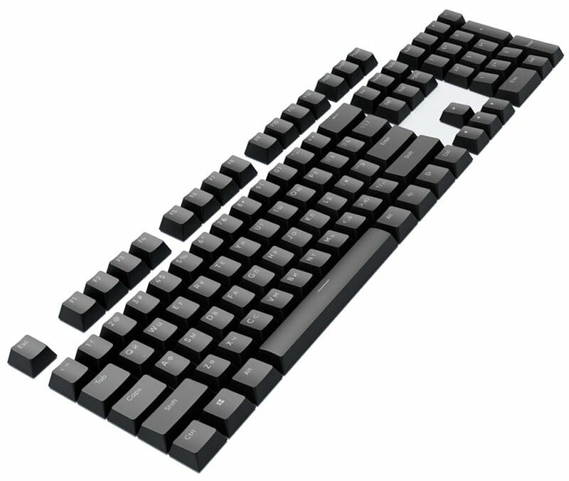 Набор кейкапов Dark Project PBT KS-45 ENG/UA/RU Black (DP-KS-0045)