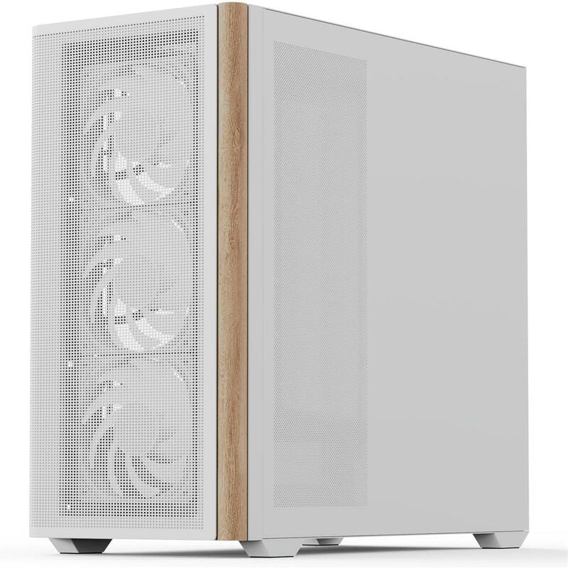 Корпус AeroCool D301A-G-WT-v2 (ACCS-DS03043.21) White без БП