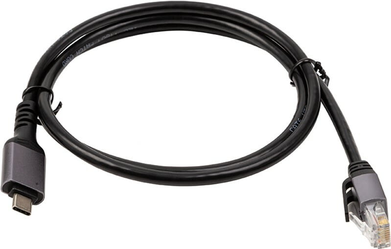 Кабель PowerPlant USB Type-C - RJ45 (M/М) 3м Black (CA914937)