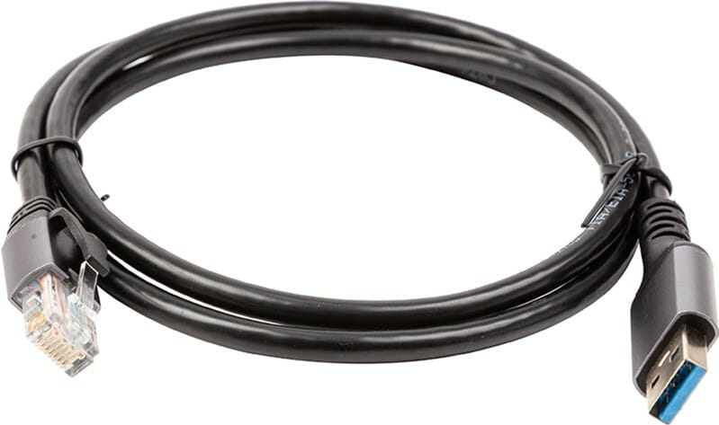 Кабель PowerPlant USB Type-А - RJ45 (M/М) 2м Black (CA914982)