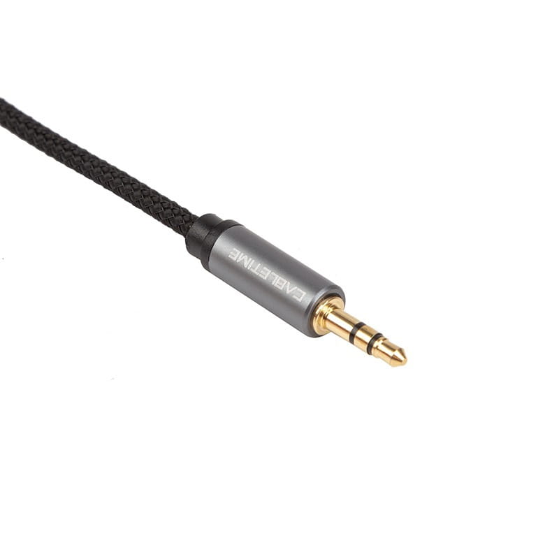 Аудио-кабель Cabletime 3.5 мм - 2xRCA (M/M), 3 м, Black (CA914067)