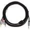 Фото - Аудио-кабель Cabletime 3.5 мм - 2xRCA (M/M), 3 м, Black (CA914067) | click.ua