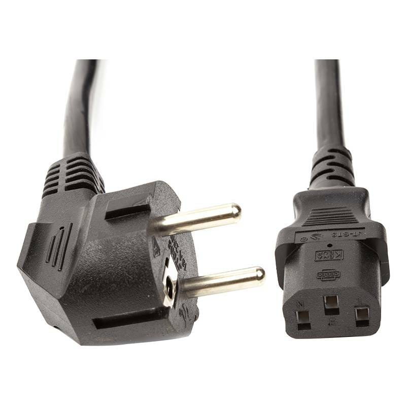 Кабель живлення PowerPlant CEE7/17-C13, 220V, 3x1.5, 5м (CC360345)