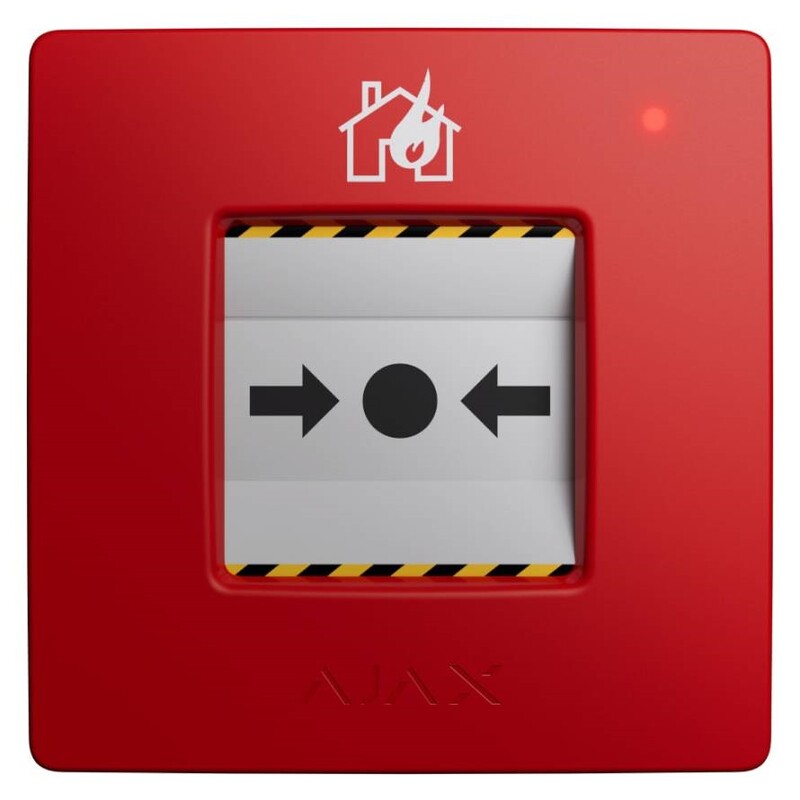 Ручной пожарный извещатель Ajax Manual Call Point (Red) (8EU) ASP