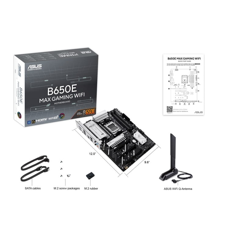 Материнська плата Asus B650E MAX Gaming WiFi Socket AM5