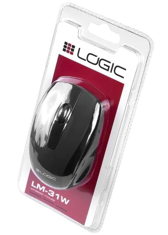 Мышь беспроводная LogicConcept LM-31W Black (M-LC-LM31W-BK)