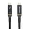 Фото - Кабель PowerPlant USB Type-C - USB Type-C (M/M), USB4, 40Gbps, 100W, 1м Black (CA913299) | click.ua