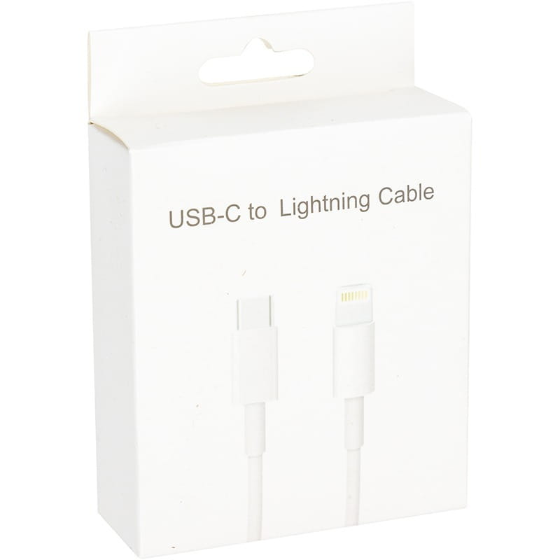 Кабель PowerPlant USB Type-C - Lightning (M/M), 18W, 1 м (CA913268)