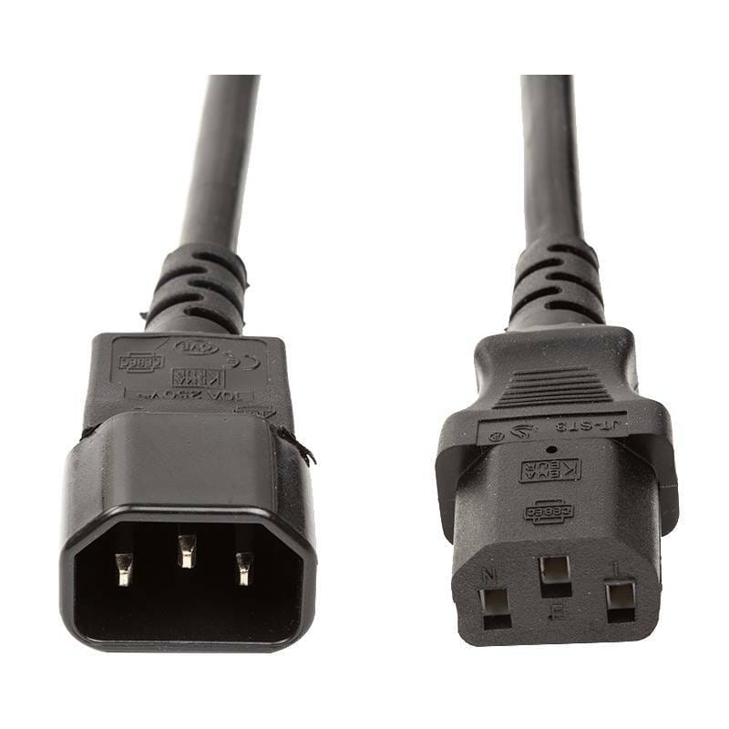 Кабель живлення PowerPlant IEC C13-C14, 3x1.5, 3м (CC360376)
