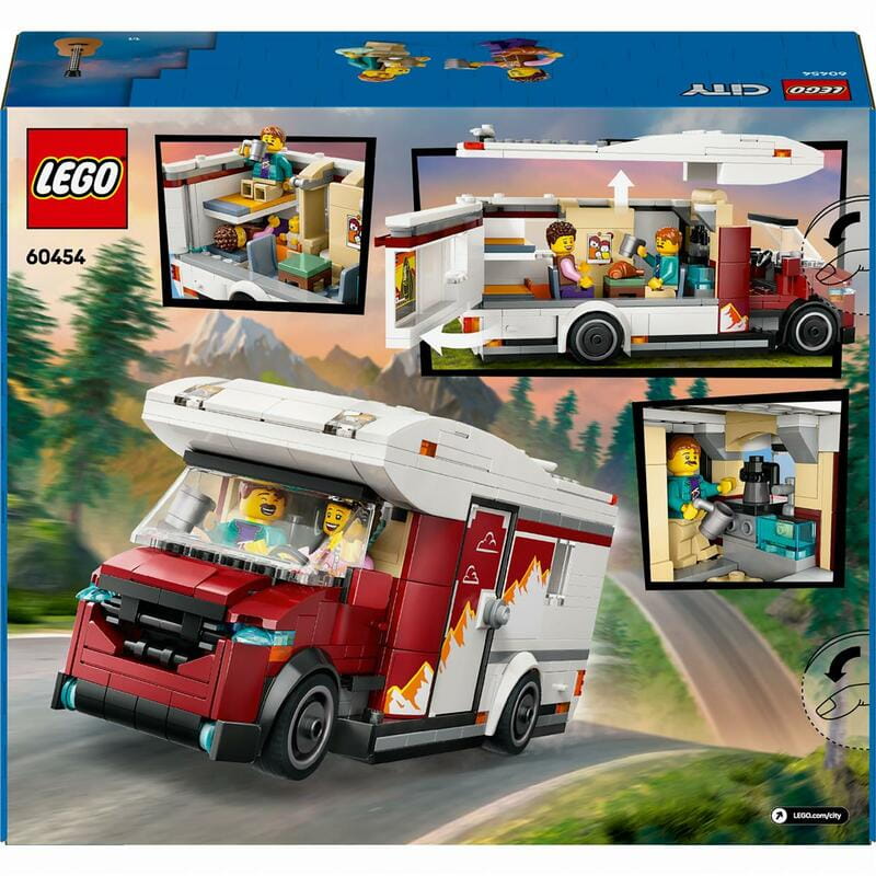 Конструктор LEGO City Приключенческий дом на колесах для отпуска (60454)