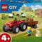 Фото - Конструктор LEGO City Червоний фермерський трактор з причепом та вівцями (60461) | click.ua