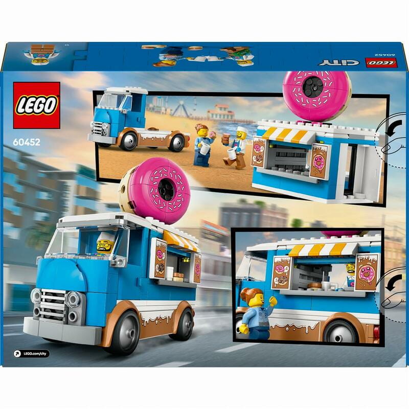 Конструктор LEGO City Грузовик с пончиками (60452)