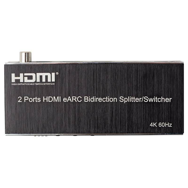 Двунаправленный разветвитель PowerPlant HDMI - HDMI, 4K Black (CA914906)