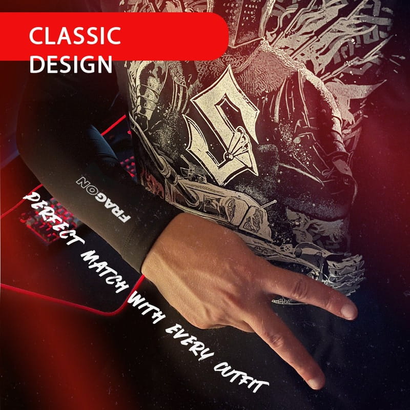 Геймерський рукав FragON XL Black (FFGARMSLEEVEBK0XL)