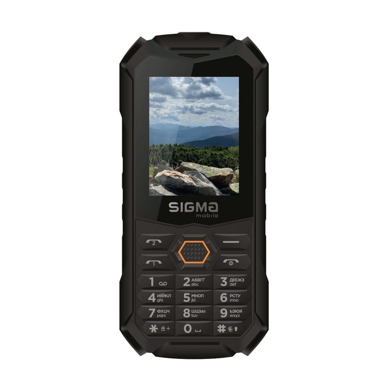 Мобільний телефон Sigma mobile X-treme PV68 Dual Sim Black/Orange (4827798738221)