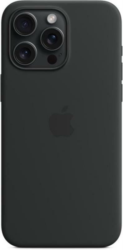 Чехол-накладка Apple Silicone Case with MagSafe для Apple iPhone 15 Pro Max Black (MT1M3)