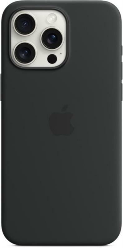 Чехол-накладка Apple Silicone Case with MagSafe для Apple iPhone 15 Pro Max Black (MT1M3)
