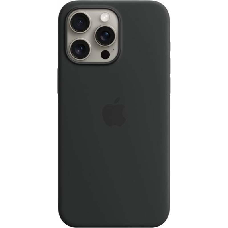 Чехол-накладка Apple Silicone Case with MagSafe для Apple iPhone 15 Pro Max Black (MT1M3)
