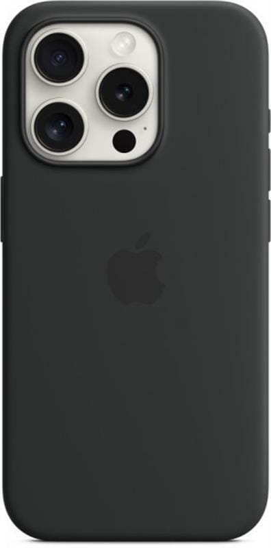 Чехол-накладка Apple Silicone Case with MagSafe для Apple iPhone 15 Pro Black (MT1A3)