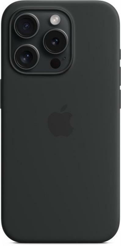 Чехол-накладка Apple Silicone Case with MagSafe для Apple iPhone 15 Pro Black (MT1A3)