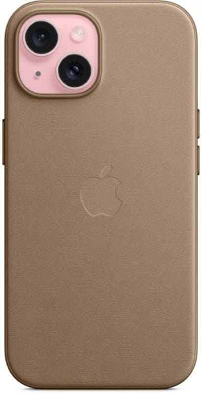 Чохол-накладка Apple FineWoven Case with MagSafe для Apple iPhone 15 Taupe (MT3C3)