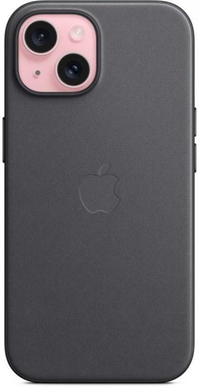 Чехол-накладка Apple FineWoven Case with MagSafe для Apple iPhone 15 Black (MT393)