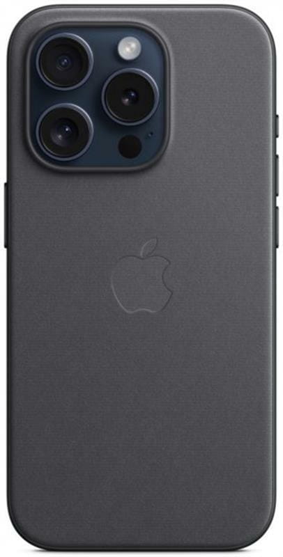 Чохол-накладка Apple FineWoven Case with MagSafe для Apple iPhone 15 Pro Black (MT4H3)