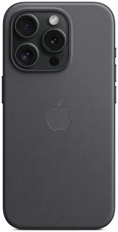 Чохол-накладка Apple FineWoven Case with MagSafe для Apple iPhone 15 Pro Black (MT4H3)