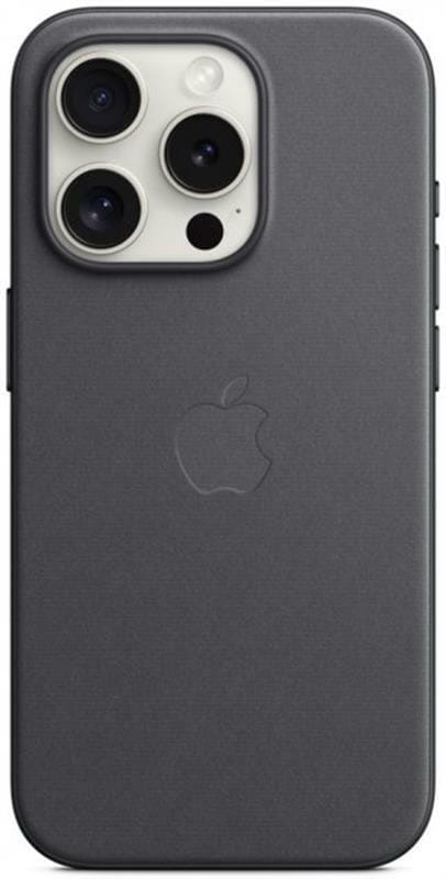 Чохол-накладка Apple FineWoven Case with MagSafe для Apple iPhone 15 Pro Black (MT4H3)