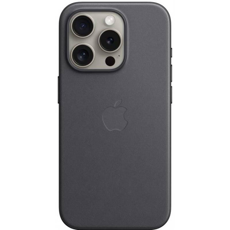 Чохол-накладка Apple FineWoven Case with MagSafe для Apple iPhone 15 Pro Black (MT4H3)