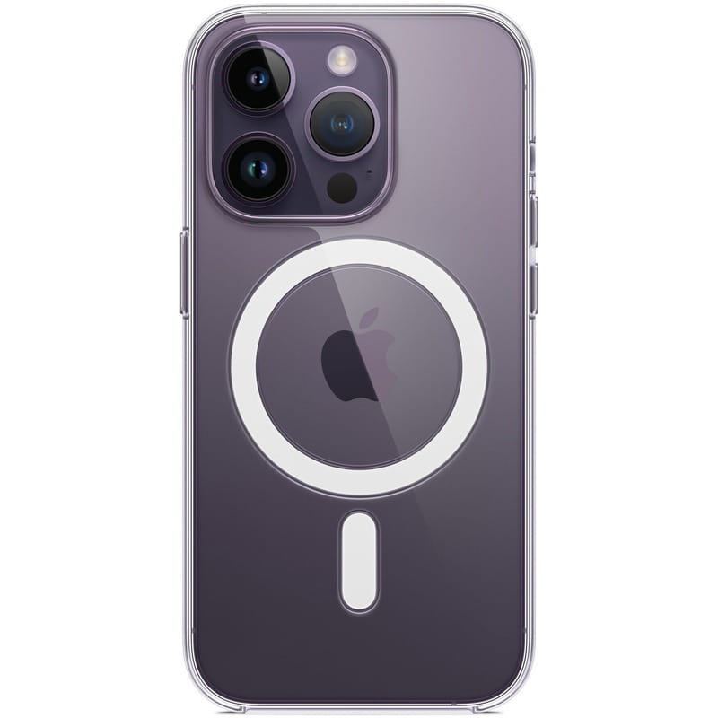 Чохол-накладка Apple Clear Case with MagSafe для Apple iPhone 14 Pro Transparent (MPU63)