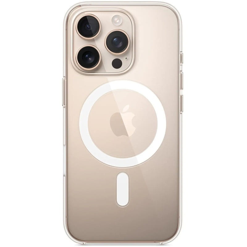 Чохол-накладка Apple Clear Case with MagSafe для Apple iPhone 16 Pro Transparent (MA7E4)
