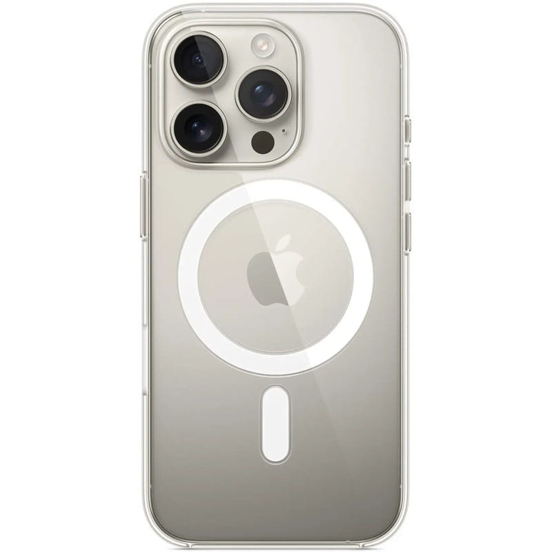 Чохол-накладка Apple Clear Case with MagSafe для Apple iPhone 16 Pro Transparent (MA7E4)