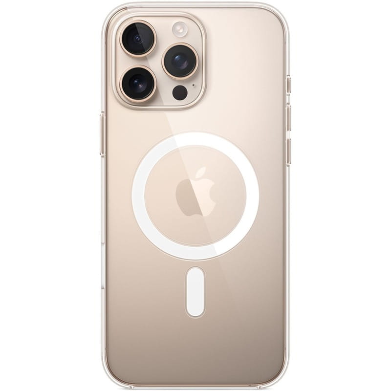 Чeхол-накладка Apple Clear Case with MagSafe для Apple iPhone 16 Pro Max Transparent (MA7F4)