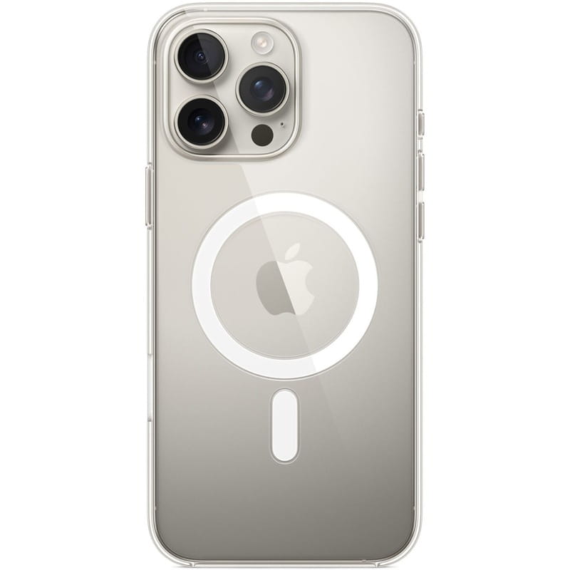 Чeхол-накладка Apple Clear Case with MagSafe для Apple iPhone 16 Pro Max Transparent (MA7F4)