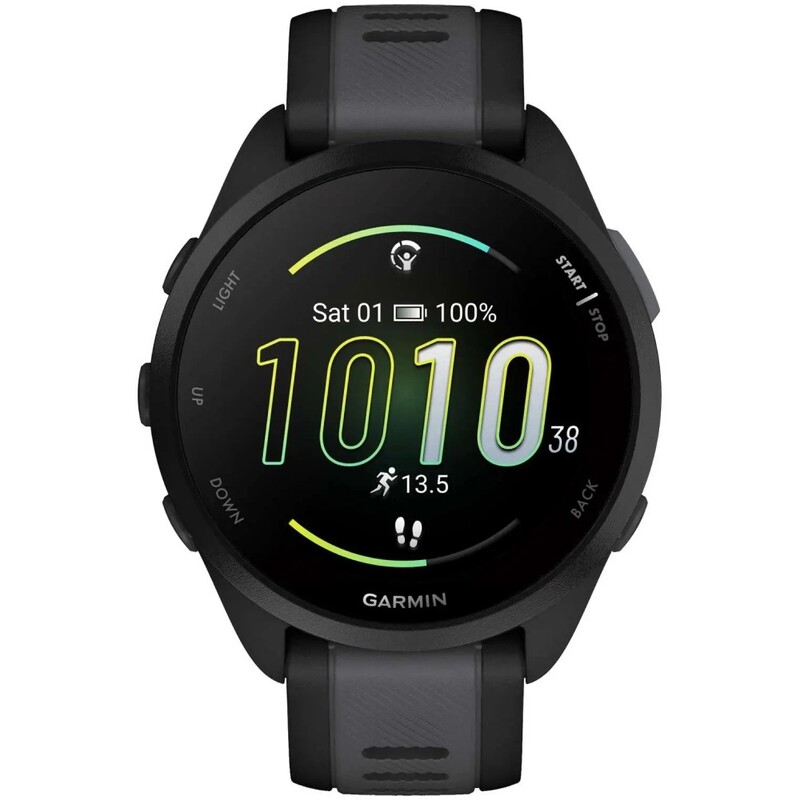 Смарт-годинник Garmin Forerunner 165 Black/Slate Gray (010-02863-AC)
