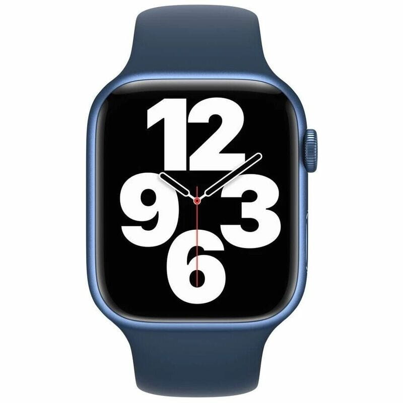 Ремешок Apple Sport Band для Apple Watch 45mm Abyss Blue (MKUW3)