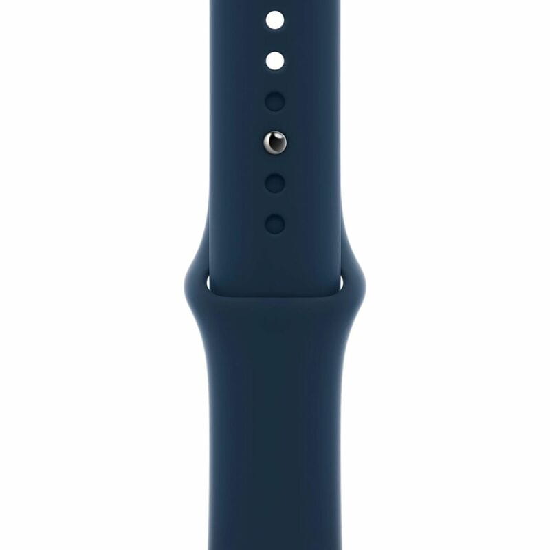 Ремешок Apple Sport Band для Apple Watch 45mm Abyss Blue (MKUW3)