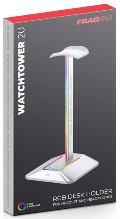 Держатель для наушников FragON Watchtower 2U RGB Silver (FGLHH22WTWTR2URGB)