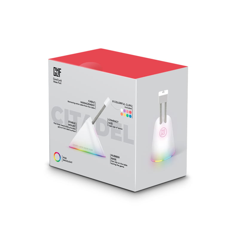 Держатель для кабеля FragON Citadel RGB White (FGLMB22WTCTDLRGB8)