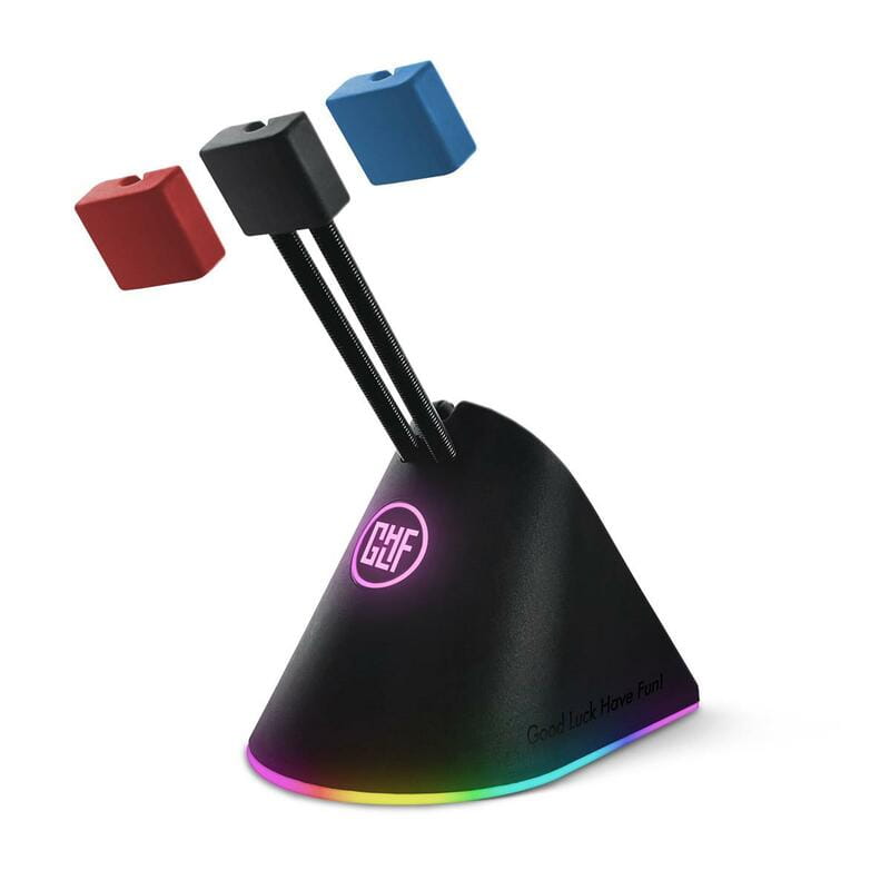 Держатель для кабеля GLHF Citadel RGB Black (FGLMB22BKCTDLRGB3)