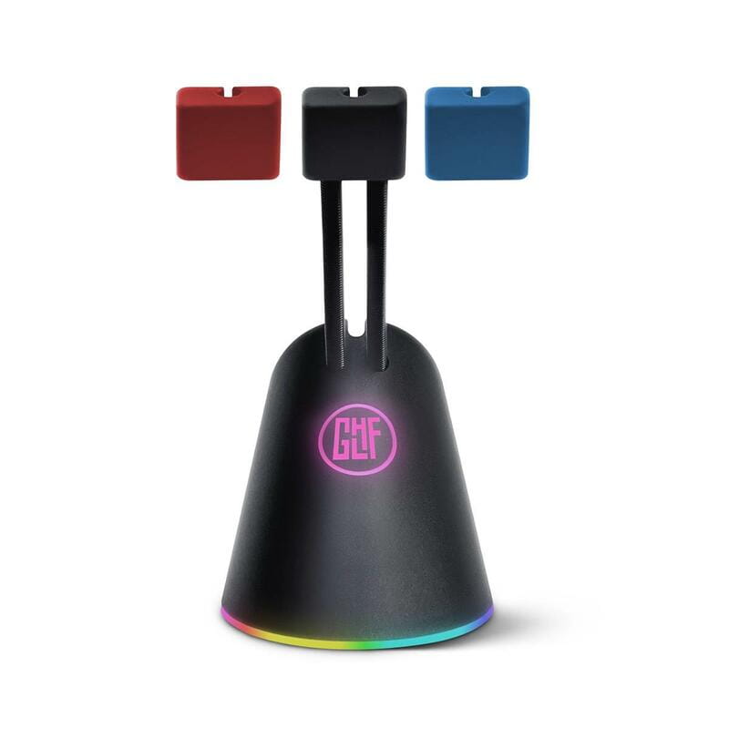 Держатель для кабеля GLHF Citadel RGB Black (FGLMB22BKCTDLRGB3)