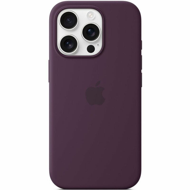 Чeхол-накладка Apple Silicone Case with MagSafe для Apple iPhone 16 Pro Plum (MYYM3)