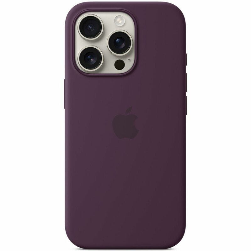 Чeхол-накладка Apple Silicone Case with MagSafe для Apple iPhone 16 Pro Plum (MYYM3)