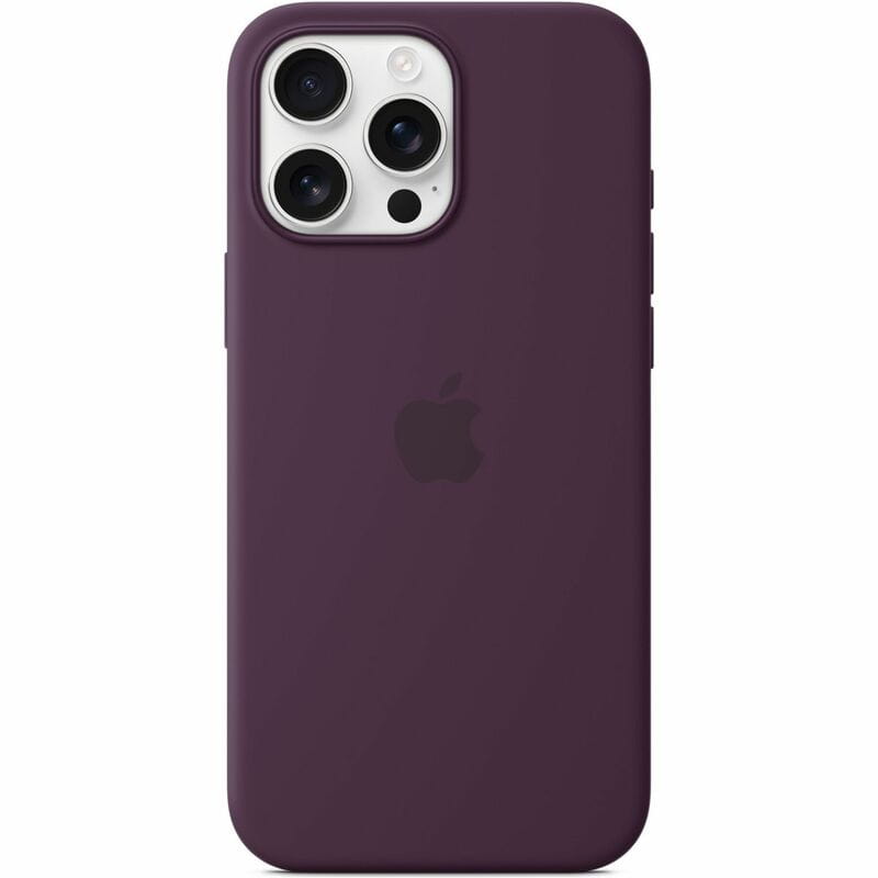 Чeхол-накладка Apple Silicone Case with MagSafe для Apple iPhone 16 Pro Max Plum (MYYW3)