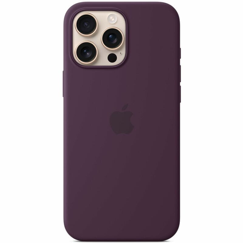 Чeхол-накладка Apple Silicone Case with MagSafe для Apple iPhone 16 Pro Max Plum (MYYW3)