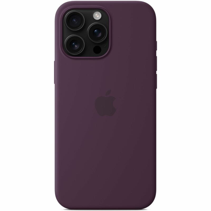 Чeхол-накладка Apple Silicone Case with MagSafe для Apple iPhone 16 Pro Max Plum (MYYW3)