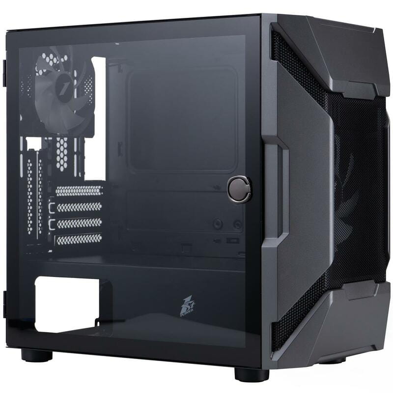 Корпус 1stPlayer D3-A-BK-1F7-14-1F7 Black без БЖ
