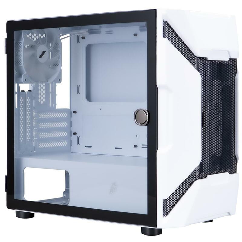 Корпус 1stPlayer D3-A-WH-1F7-14-W-1F7-W White без БП